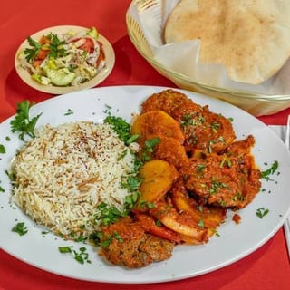 39. Kafta w/Potato Combo