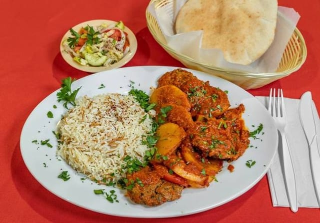 39. Kafta w/Potato Combo.