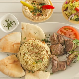 45. Beef Kabob Combo